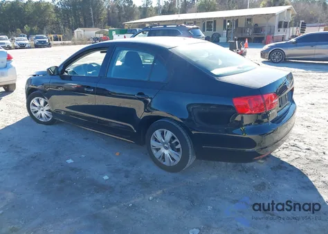 2013 Volkswagen Jetta 2.0L S из США, поврежденный, VIN 3VW2K7AJ0DM218569